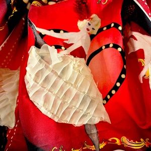 Rare pristine moulin rouge can can dancer skirt by Unique Vintage-- never worn L